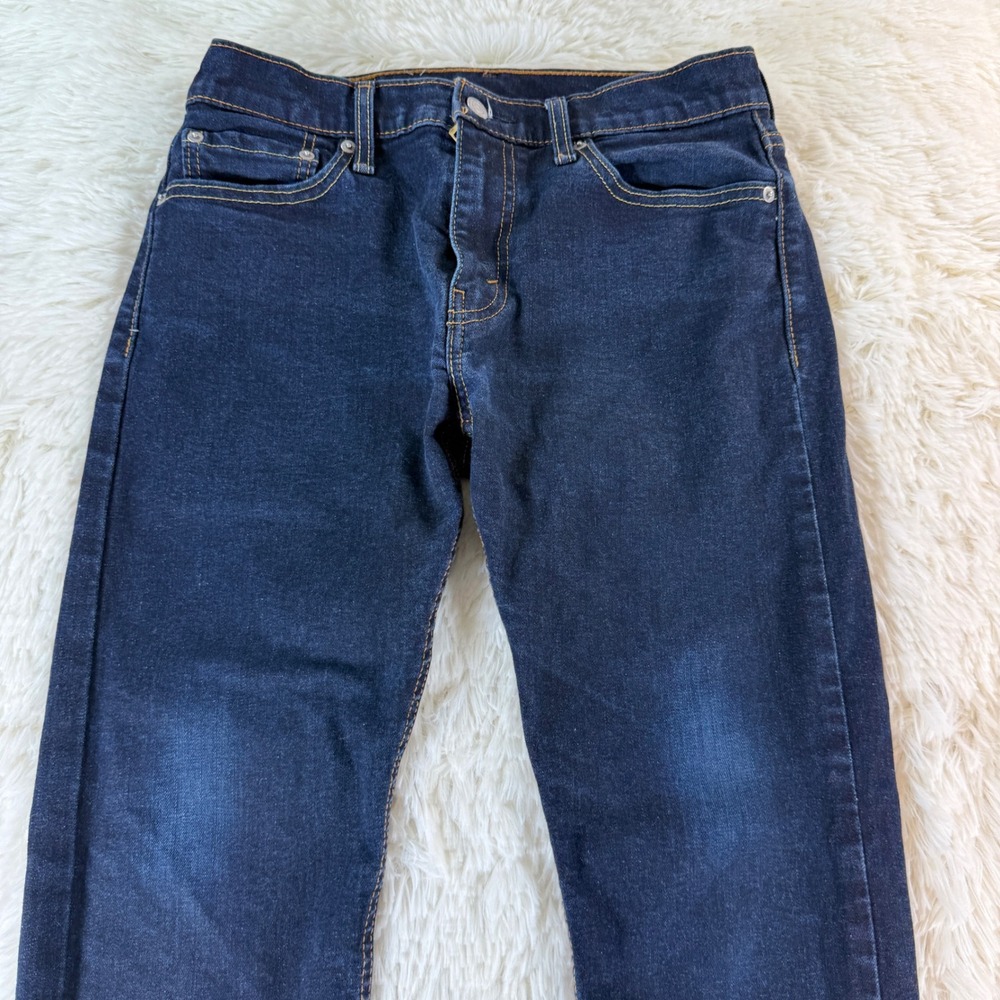 Levi's 512 Slim Taper Jeans Men W30‎ L28 Dark Wash Denim Stretch Classic Fit